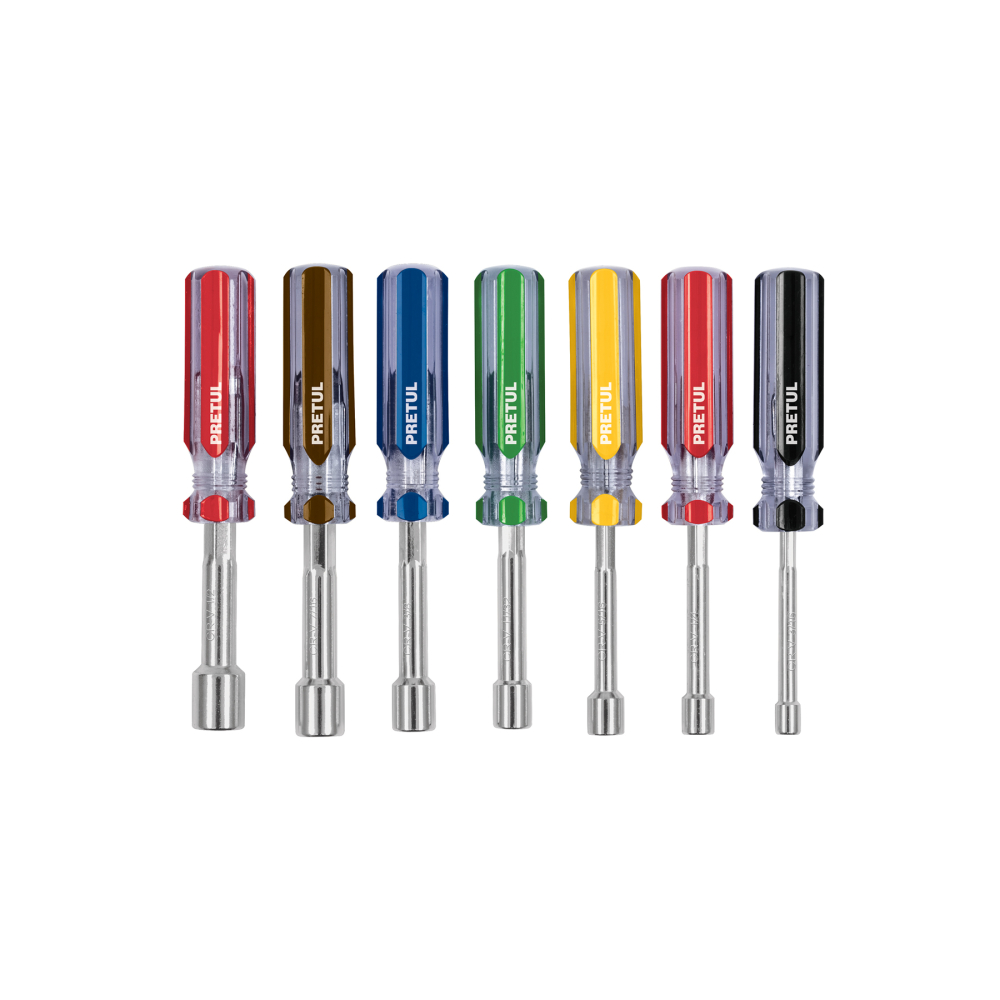 DESARMADOR DADO MANGO DE PVC 11/32"
