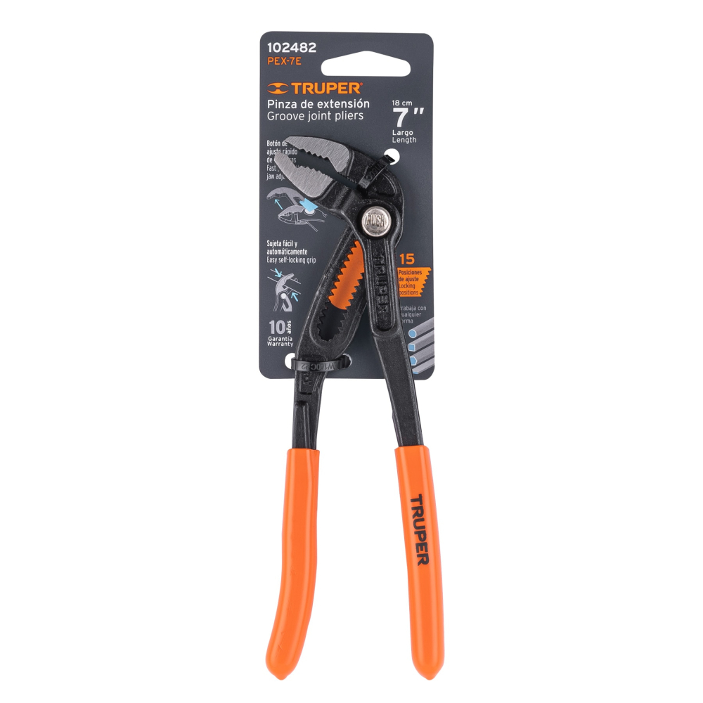 Pinza de extensión 7", mango de PVC - Imagen 2