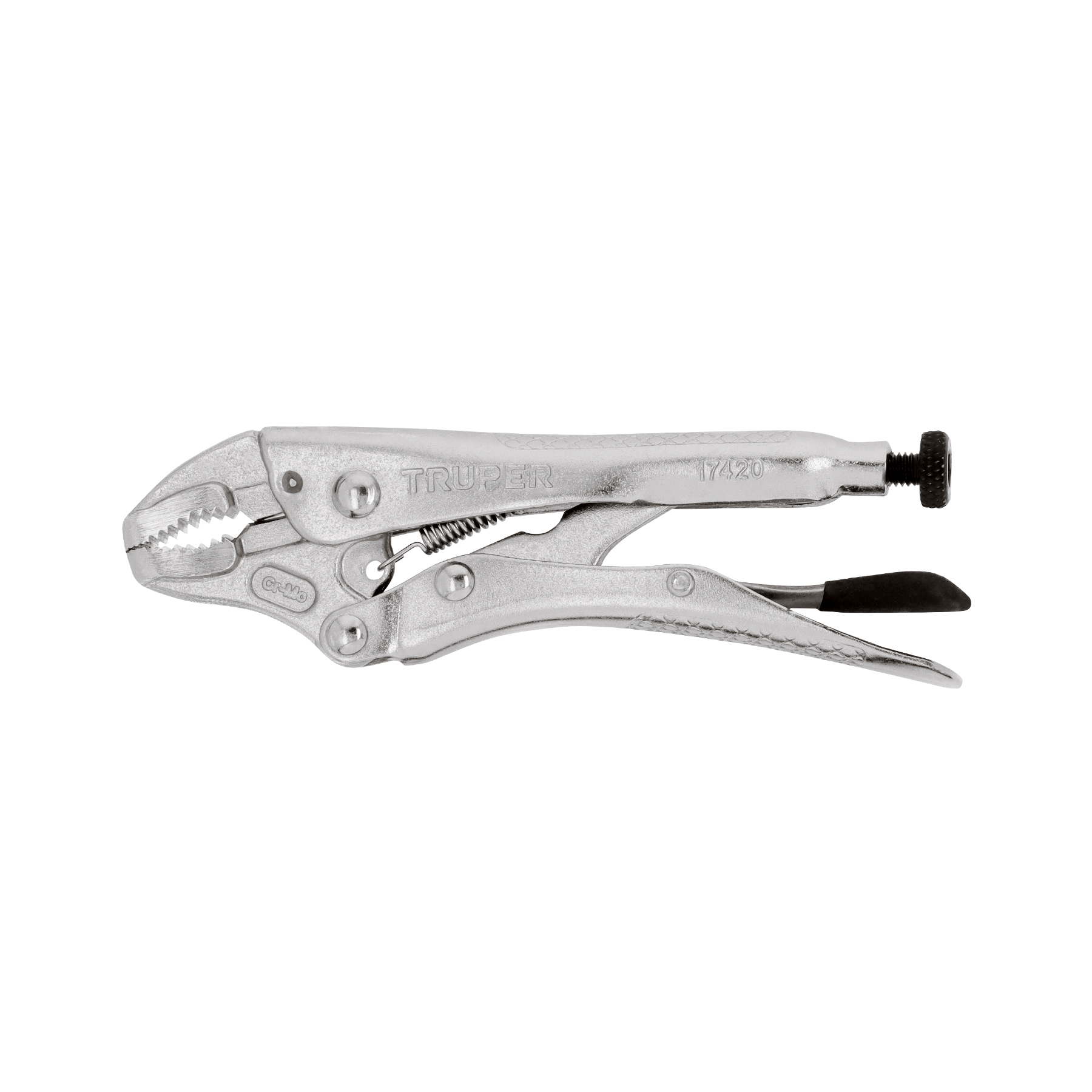 Pinza de presión 12" mordaza curva, Truper 17429